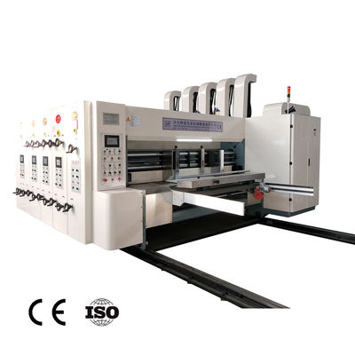 Máquina de entalho ondulada automatizada, máquina de impressão de Flexo para caixa ondulada