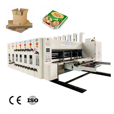 Máquina da cartonagem do fruto da caixa da pizza, máquina de impressão de Flexo para caixa ondulada