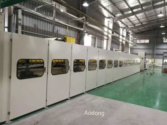 Cartão automático que faz a máquina o único Facer máquina da produção da caixa da caixa do cartão ondulado em Vietname