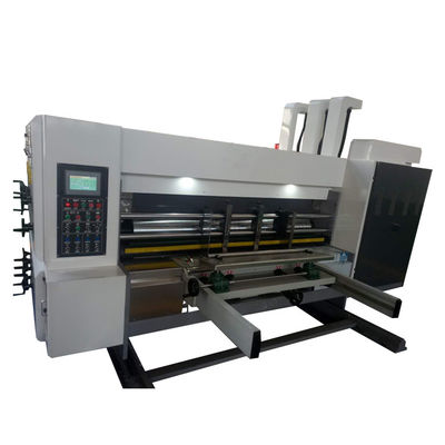 Máquina de impressão ondulada de alta velocidade da caixa, impressora Slotter Machine de Flexo