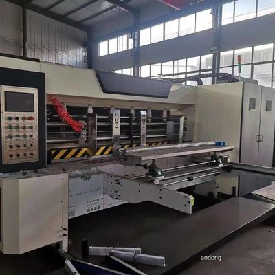 A máquina de impressão Flexographic da caixa ISO90001, corrugou o equipamento do cortador de dado