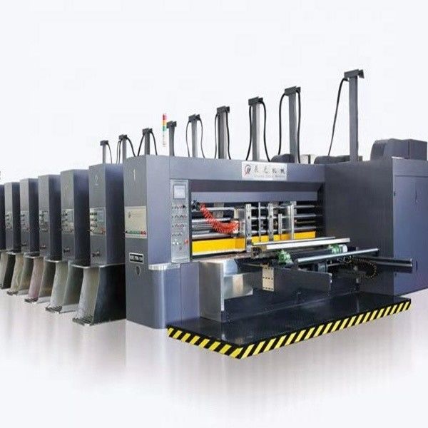Máquina de impressão ondulada Multifunction da caixa, máquina de impressão de Flexo de 4 cores